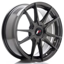 jante Japan Racing JR21 17x7 ET25-40 Blank Hyper Gray