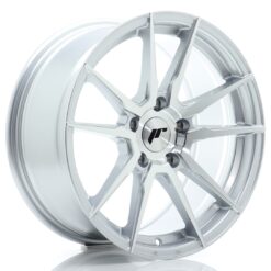 jante Japan Racing JR21 17x8 ET35 5x100 Silver Machined