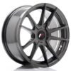 jante Japan Racing JR21 17x8 ET35 Blank Hyper Gray
