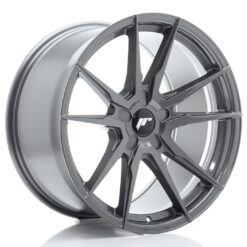 jante Japan Racing JR21 19x10 ET20-51 5H BLANK Hyper Gray