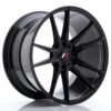 jante Japan Racing JR21 20x11 ET30-50 5H BLANK Glossy Black