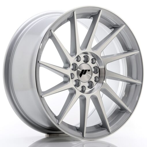 jante Japan Racing JR22 17x8 ET35 4x100/114 Silver Machined Face