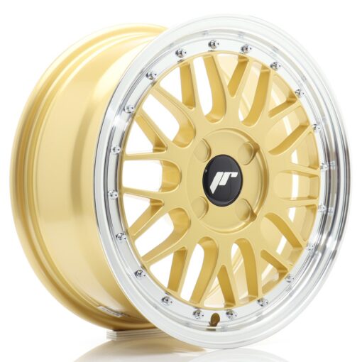 jante Japan Racing JR23 16x7 ET20-45 4H BLANK Gold w/Machined Lip