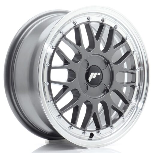 jante Japan Racing JR23 16x7 ET20-45 4H BLANK Hyper Gray w/Machined Lip