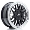 jante Japan Racing JR23 16x7 ET20-45 5H BLANK Gloss Black w/Machined Lip