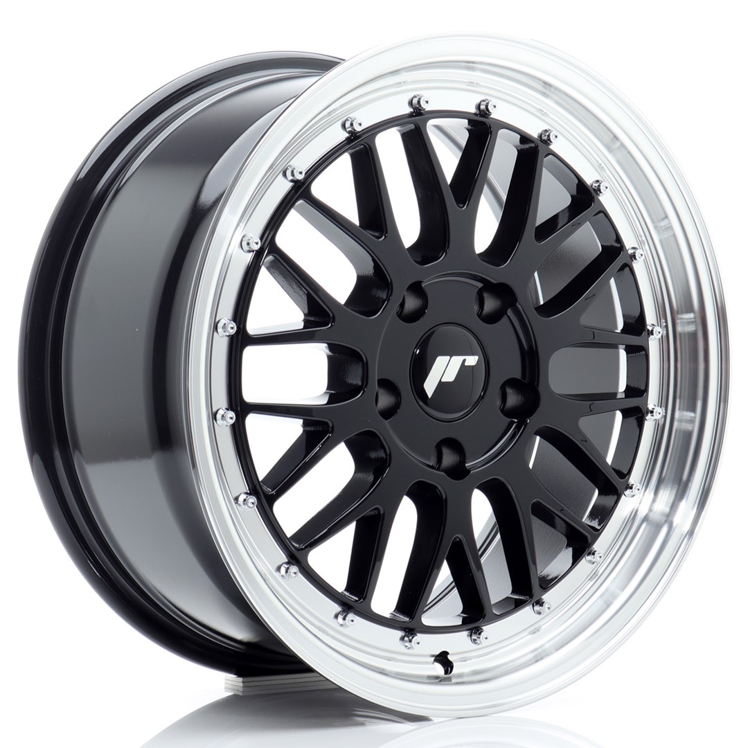 jante Japan Racing JR23 17x8 ET35 5x100 Gloss Black w/Machined Lip jante Japan Racing JR23 17x8 ET35 5x100 Gloss Black w/Machined Lip