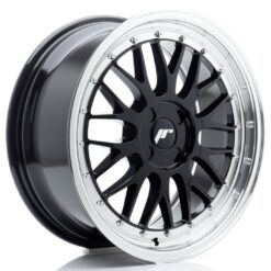 jante Japan Racing JR23 18x8 ET20-42 4H BLANK Glossy Black w/Machined Lip