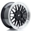jante Japan Racing JR23 18x8 ET20-42 5H BLANK Glossy Black w/Machined Lip
