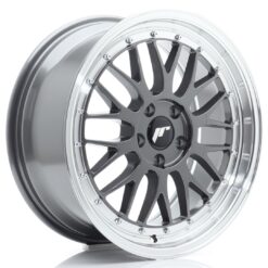 jante Japan Racing JR23 18x8 ET40 5x112 Hyper Gray w/Machined Lip