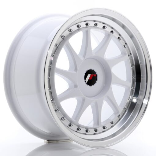 jante Japan Racing JR26 17x9 ET20-35 BLANK White w/Machined Lip