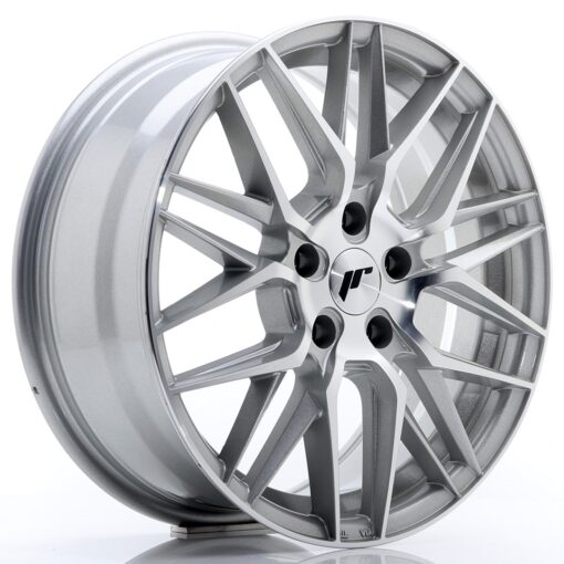 jante Japan Racing JR28 17x7 ET35 5x100 Silver Machined Face