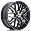 jante Japan Racing JR28 17x7 ET40 4x100 Gloss Black Machined Face