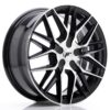 jante Japan Racing JR28 17x8 ET25-40 BLANK Gloss Black Machined Face