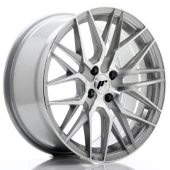 jante Japan Racing JR28 17x8 ET40 4x100 Silver Machined Face