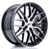 jante Japan Racing JR28 17x8 ET40 5x112 Gloss Black Machined Face