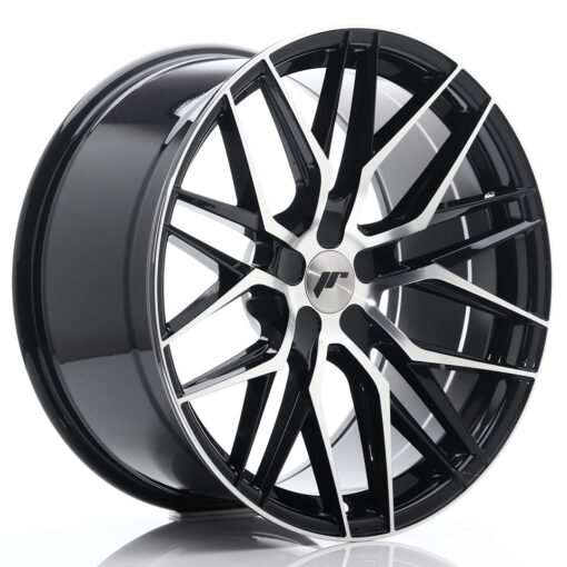 jante Japan Racing JR28 20x10 ET20-40 5H BLANK Gloss Black Machined Face