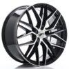 jante Japan Racing JR28 22x9 ET30-45 5H BLANK Gloss Black Machined Face