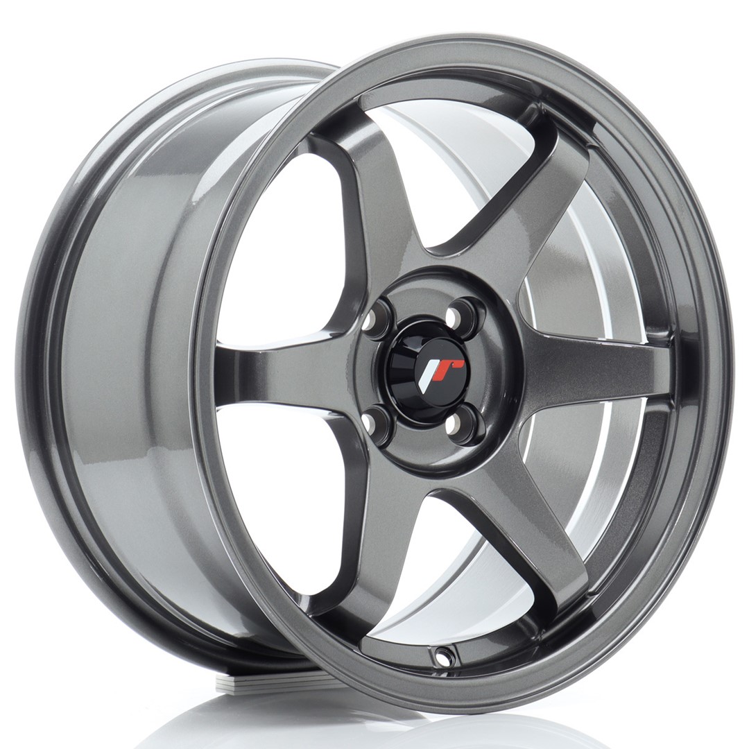 jante Japan Racing JR3 16x8 ET25 4x100 Gun Metal jante Japan Racing JR3 16x8 ET25 4x100 Gun Metal