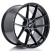 jante Japan Racing JR30 20x9 ET20-35 5H BLANK Black Machined w/Tinted Face