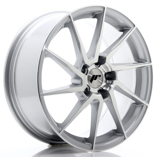 jante Japan Racing JR36 18x8 ET35 5x120 Silver Brushed Face