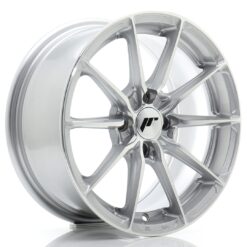 jante Japan Racing JR37 15x7 ET38 4x100 Silver Machined Face