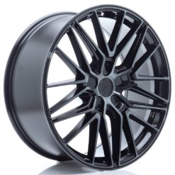 jante Japan Racing JR38 21x9 ET10-52 5H BLANK Black Brushed w/Tinted Face