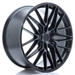 jante Japan Racing JR38 22x10 ET20-57 5H BLANK Black Brushed w/Tinted Face