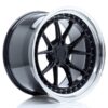 jante Japan Racing JR39 19x11 ET0-25 5H BLANK Glossy Black w/Machined Lip