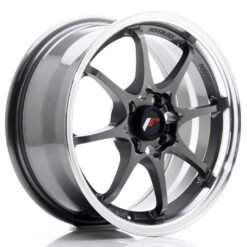 jante Japan Racing JR5 15x7 ET35 4x100 Gun Metal w/Machined Lip