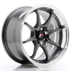 jante Japan Racing JR5 15x8 ET28 4x100 Gun Metal w/Machined Lip