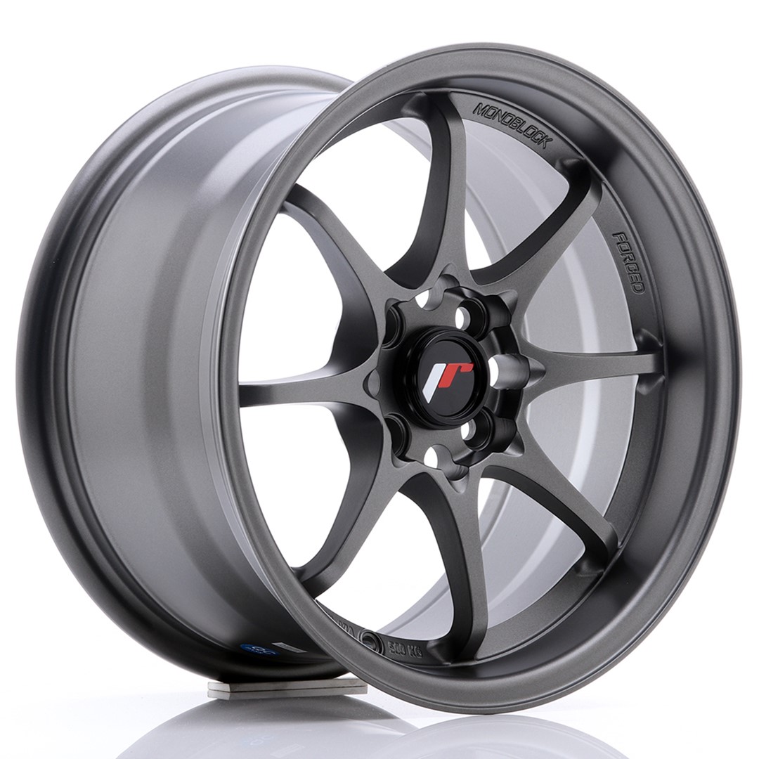 jante Japan Racing JR5 15x8 ET28 4x100 Matt Gun Metal jante Japan Racing JR5 15x8 ET28 4x100 Matt Gun Metal