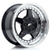 jante Japan Racing JR6 15x7 ET25 4x100/108 Gloss Black w/Machined Lip