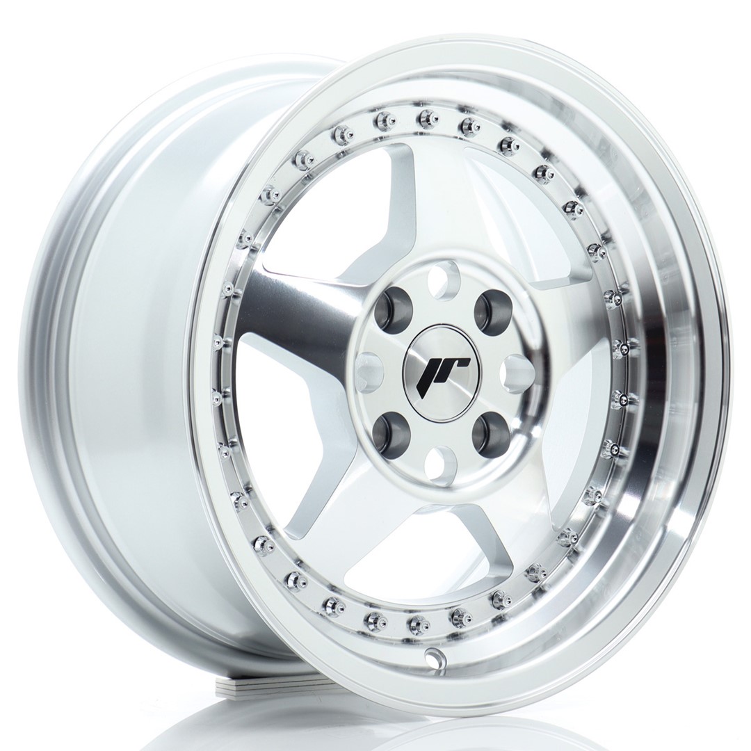 jante Japan Racing JR6 15x7 ET35 4x100 Silver Machined Face jante Japan Racing JR6 15x7 ET35 4x100 Silver Machined Face