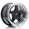 jante Japan Racing JR6 16x9 ET20 4x100/108 Gloss Black w/Machined Lip