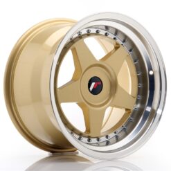 jante Japan Racing JR6 17x10 ET20 BLANK Gold w/Machined Lip