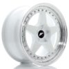 jante Japan Racing JR6 17x8 ET20-35 5H BLANK White w/Machined Lip