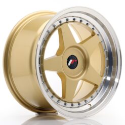 jante Japan Racing JR6 17x9 ET20-35 BLANK Gold w/Machined Lip