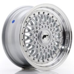 jante Japan Racing JR9 15x7 ET20 4x100/108 Silver w/Machined Lip+Silver Rivets