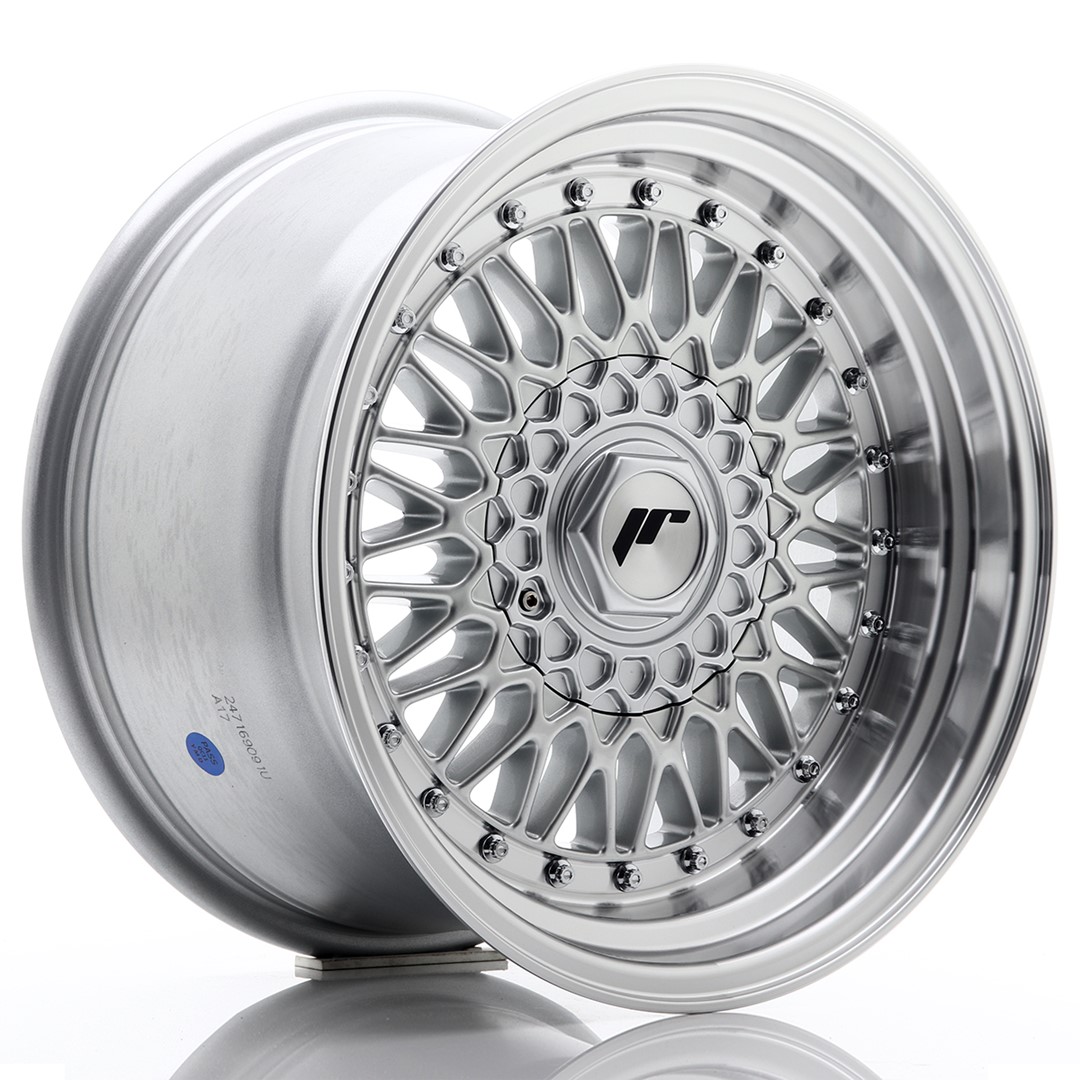 jante Japan Racing JR9 16x9 ET20 4x100/108 Silver w/Machined Lip+Silver Rivets jante Japan Racing JR9 16x9 ET20 4x100/108 Silver w/Machined Lip+Silver Rivets