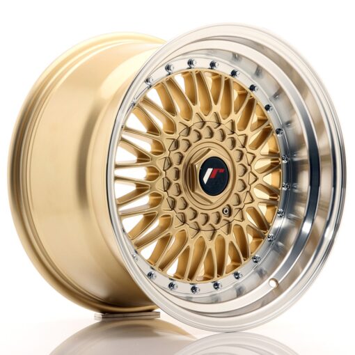 jante Japan Racing JR9 17x10 ET20 5x112/120 Gold w/Machined Lip