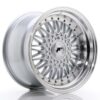 jante Japan Racing JR9 17x10 ET20 5x112/120 Silver w/Machined Lip+Silver Rivets