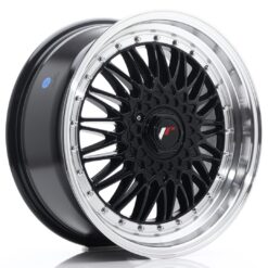 jante Japan Racing JR9 18x8 ET35-40 BLANK Gloss Black w/Machined Lip