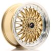 jante Japan Racing JR9 18x8 ET40 5x112/120 Gold w/Machined Lip