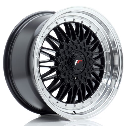 jante Japan Racing JR9 18x9 ET20-40 BLANK Gloss Black w/Machined Lip