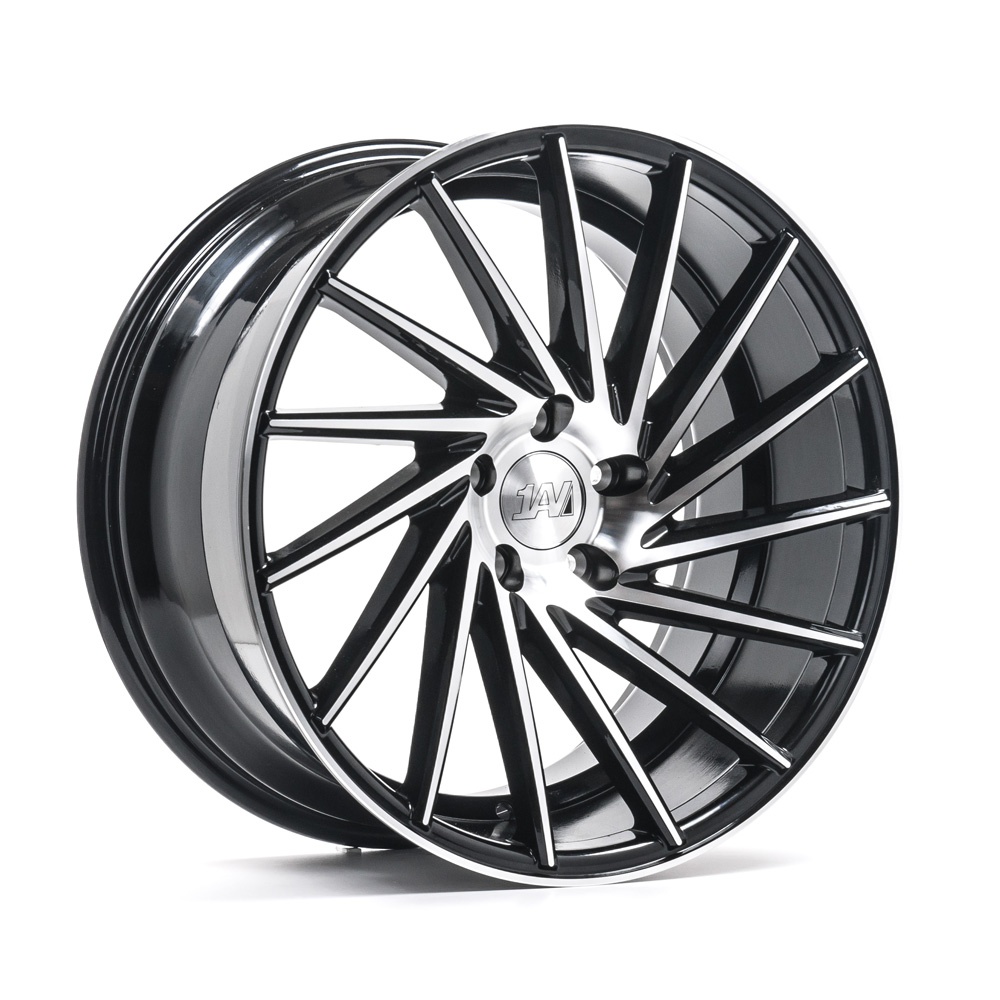 Janta 1AV ZX1 18x8 ET42 5x100 GLOSS BLACK & POLISHED