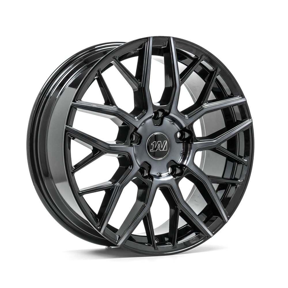 Janta 1AV ZX11T 20x8 ET50 5x160 GLOSS BLACK POLISHED & TINTED