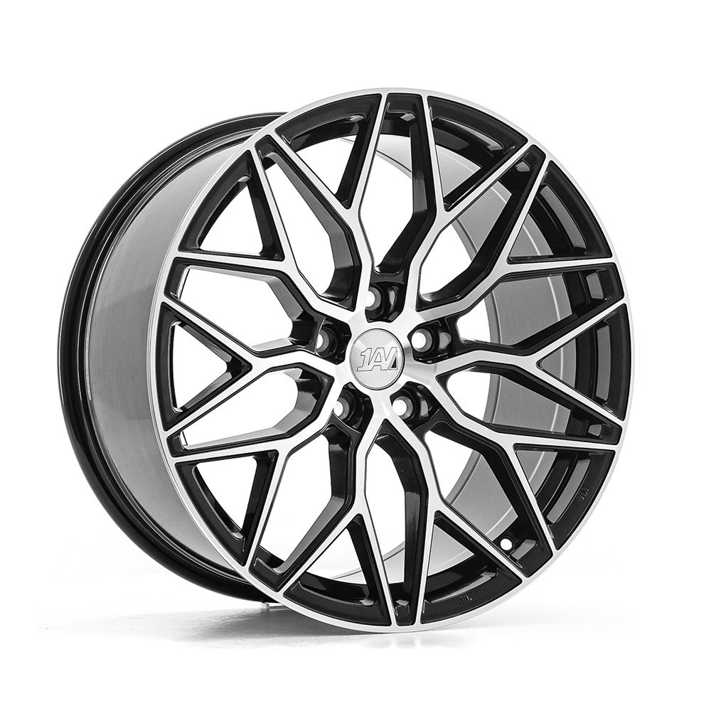 Janta 1AV ZX12 19x8.5 ET25 5x108 GLOSS BLACK & POLISHED