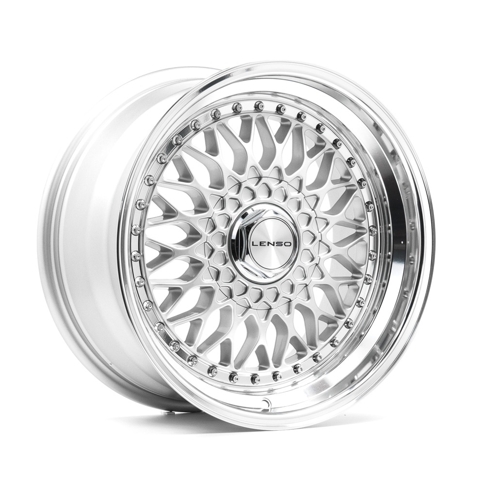 Janta LENSO BSX 15x7 ET35 5x108 GLOSS SILVER & POLISHED