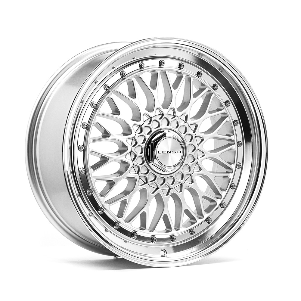 Janta LENSO BSX 19x8.5 ET35 4x100 GLOSS SILVER & POLISHED