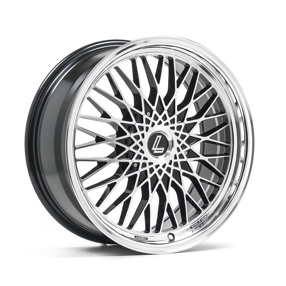 Janta LENSO EAGLE 3 17x7.5 ET35 4x100 GLOSS BLACK & POLISHED